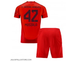 Bayern Munich Jamal Musiala #42 Kotipaita Lapsille 2024-25 Lyhythihainen (+ shortsit)